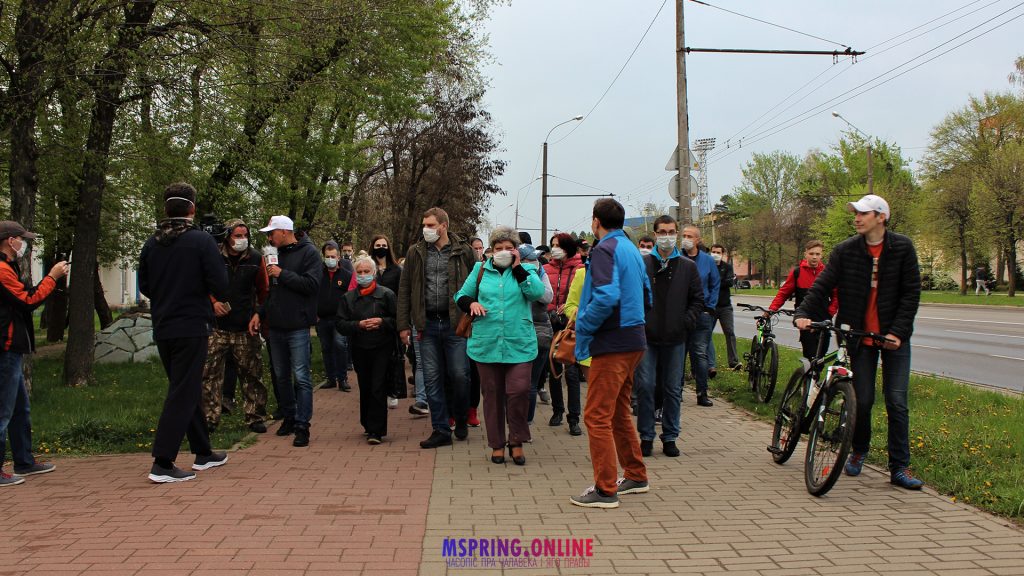 Удзельнік масавай акцыі пратэсту ў Магілёве трапіў з ІЧУ у лякарню з падазрэннем на COVID-19