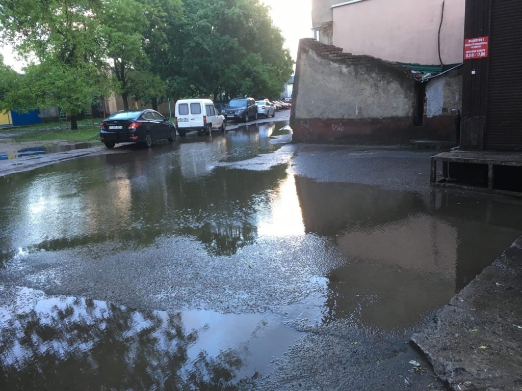 В Могилёве прошли дожди и вот опять ФОТОФАКТ