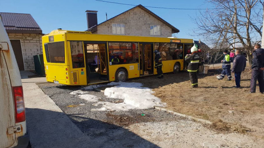 В Бобруйске водитель умер за рулем автобуса