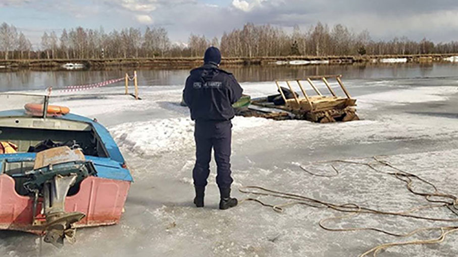 В Бобруйске ребенок провалился под лед и утонул