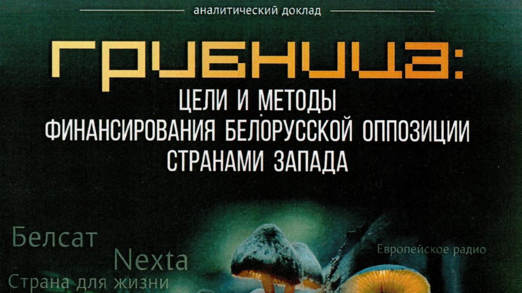 Презентация в Могилеве: «Грибница: Цели и методы финансирования белорусской оппозиции странами Запада»