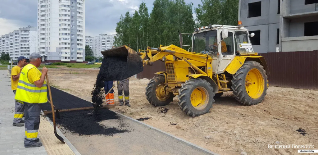 Новый участок проспекта Строителей в Бобруйске почти готов