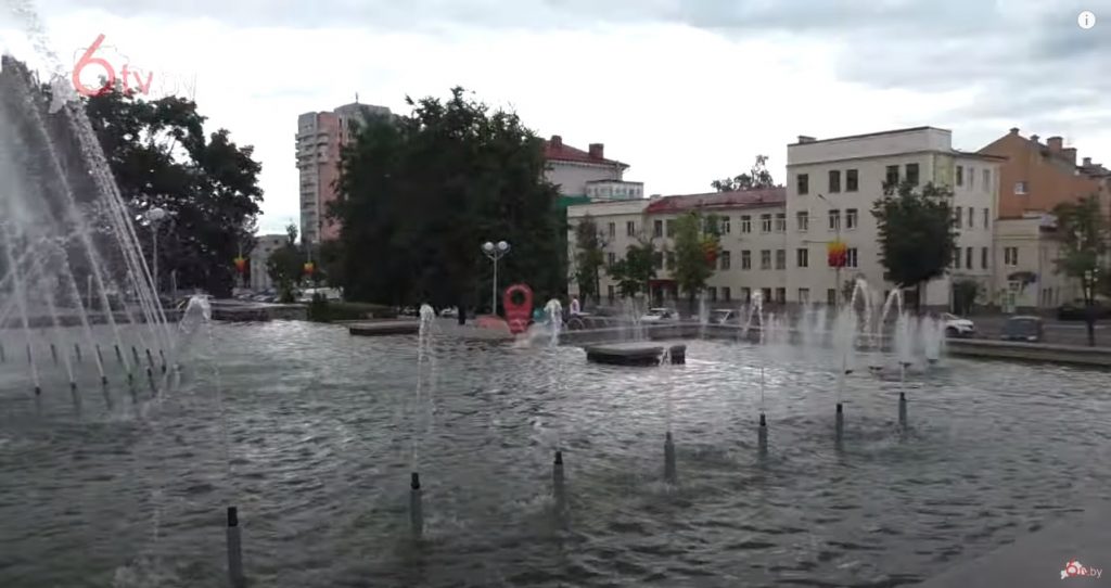 Что случилось с фонтанами в центре Могилева? (Видео)