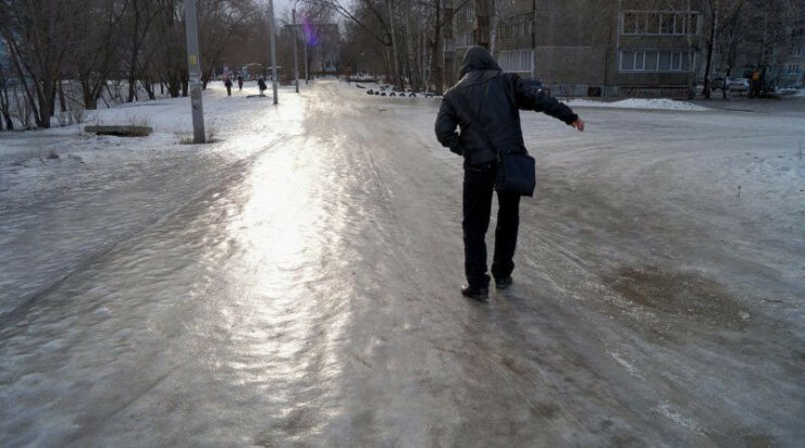 Более 130 пострадавших от гололеда зарегистрированы за минувшие сутки в Могилевской области