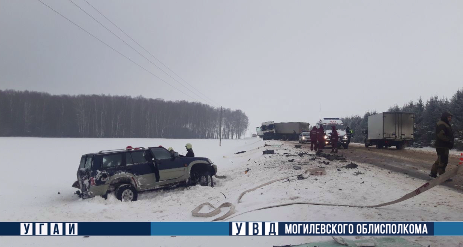 ДТП в Горецком районе: грузовик влетел в легковушку